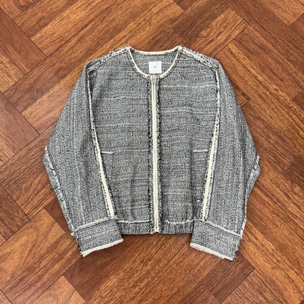 여성용 2size  KUHO 구호 트위트 집업 자켓 