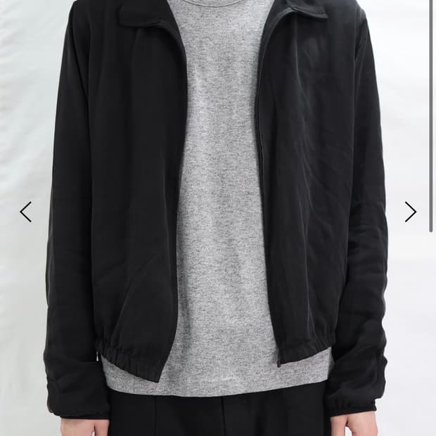 Tailored cupra zip-up (black) 1사이즈