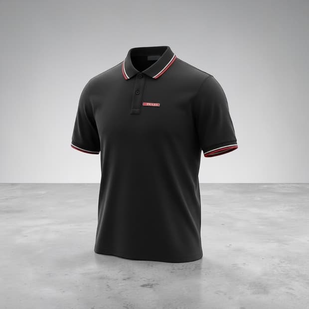 105/ 프라다 레드탭 라이닝 PK 반팔