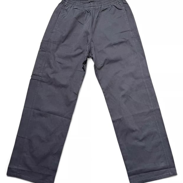 이지갭 사틴카고 팬츠 다크그레이