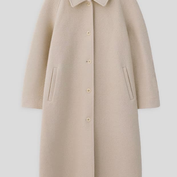 타낫 Dew long coat ivory 듀 롱 코트 아이보리