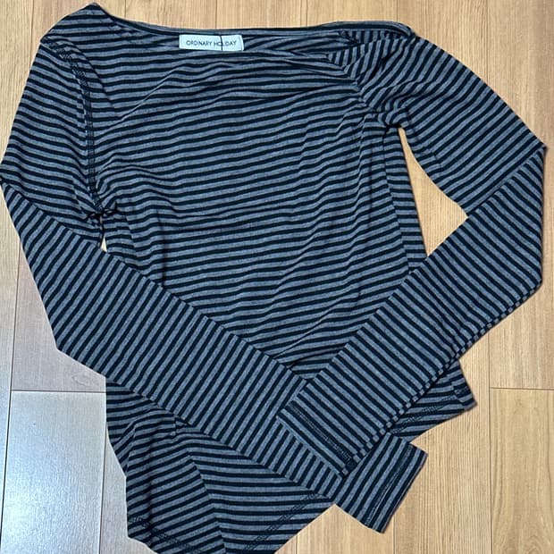 스트라이프언발라스셔링티셔츠