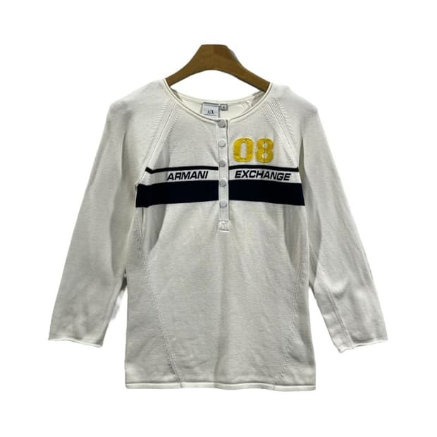 Armani Exchange 아르마니 익스체인지 헨리넥 코튼 니트
