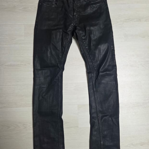 릭오웬스 디트로이트컷 코팅진 33