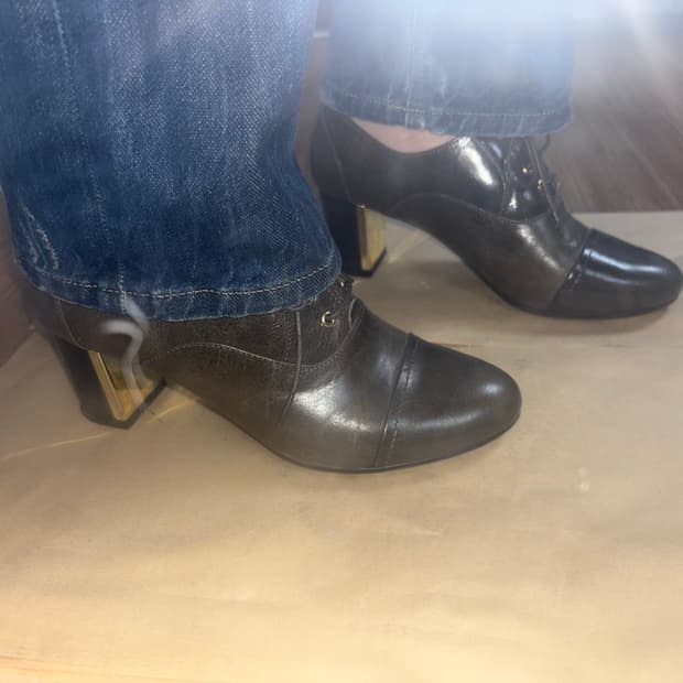 SODA 다크브라운 앵클부츠 6D