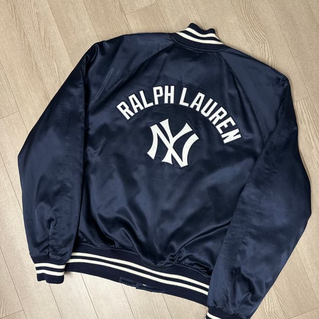 폴로 랄프로렌 25ss 사틴 새틴 바시티 L 사이즈 새상품