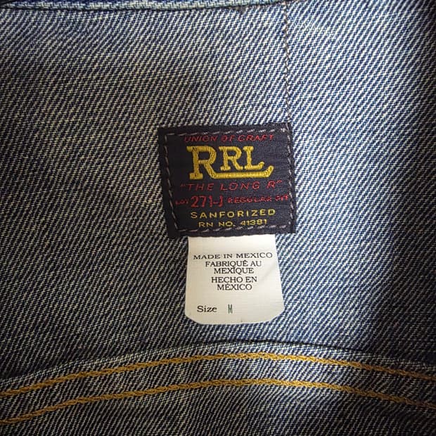 RRL 더블알엘 LOT 271 트러커 M사이즈