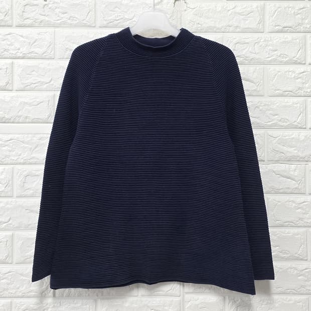 코스 COS 네이비 코듀로이 니트 S