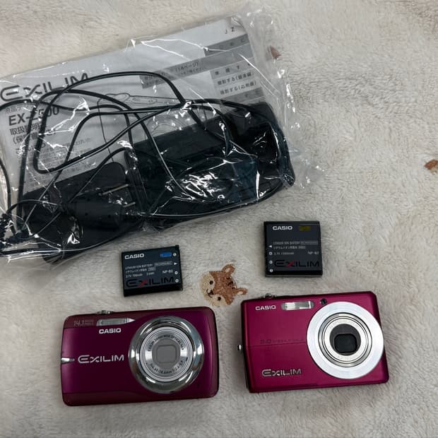 카시오 엑슬림 Z500 / Z550 빈티지 카메라 일괄판매