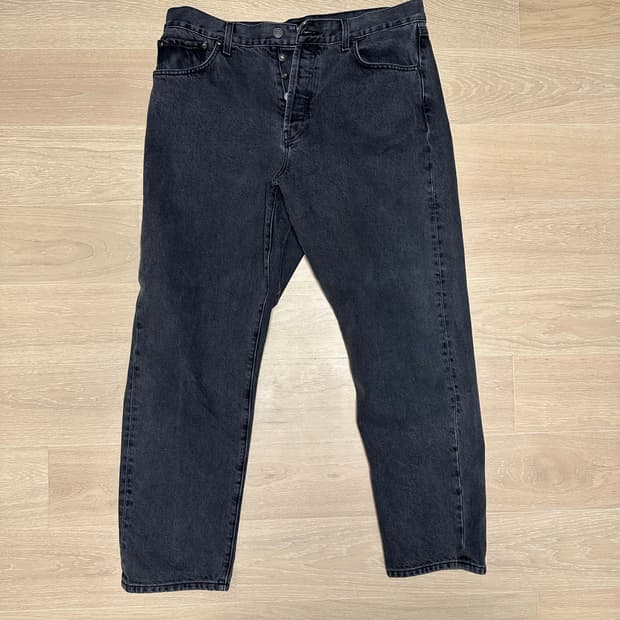 Stussy 블랙 데님 34