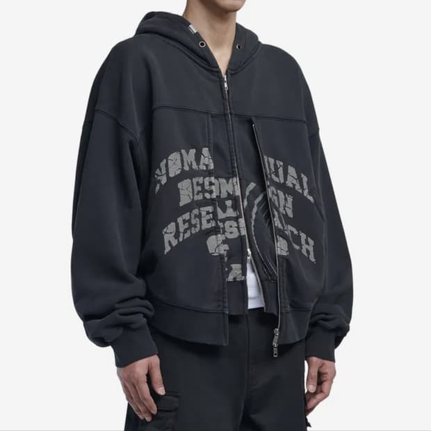 노매뉴얼 OVERDYED D.F.L 후드집업 [m]