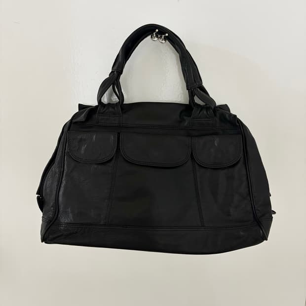 일본 빈티지 가죽 가방 맥북 14인치 수납 가능