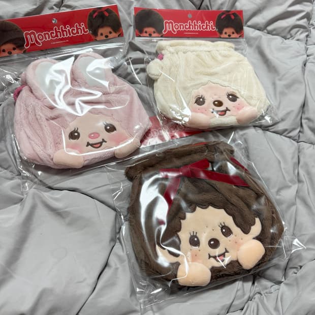 몬치치 페이스 조이개 파우치 복조리