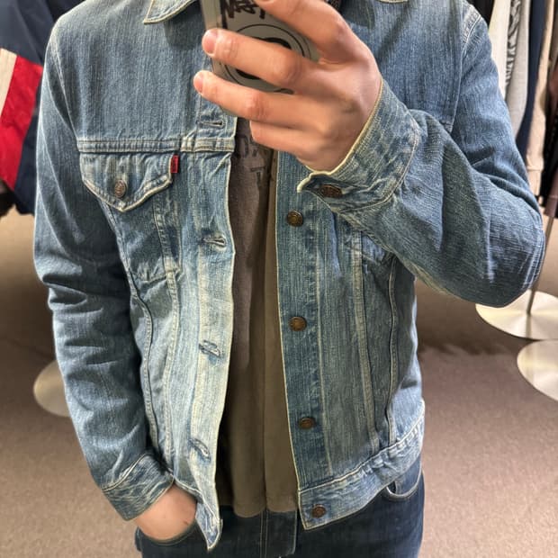 L)에드윈 빈티지 3세대 데님자켓