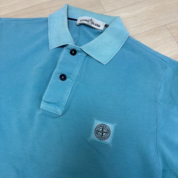스톤아일랜드 와펜 반팔 폴로티 pk티