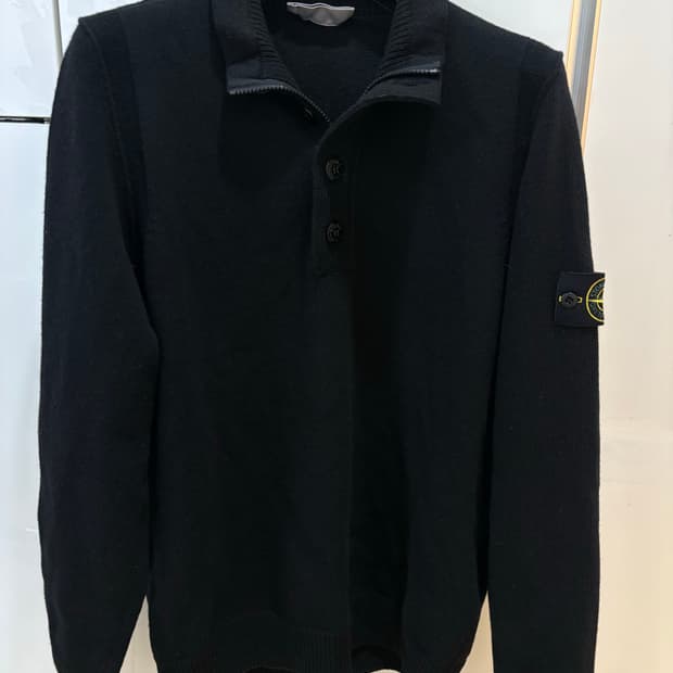 26fw 스톤아일랜드 반집업니트 xl (새상품급)