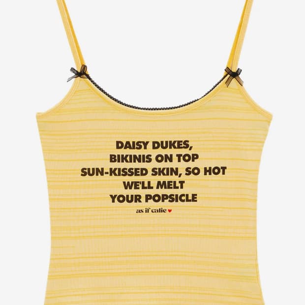 에즈이프캘리 - SUN-KISSED SLEEVELESS YELLOW