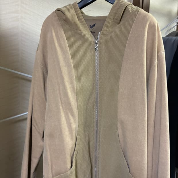 누피크 믹스 워싱 후드집업 1사이즈