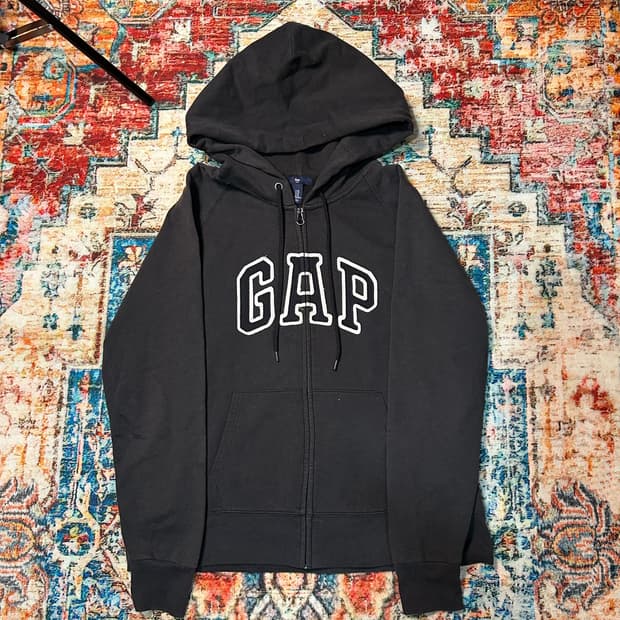 [XL] GAP 블랙 후드집업