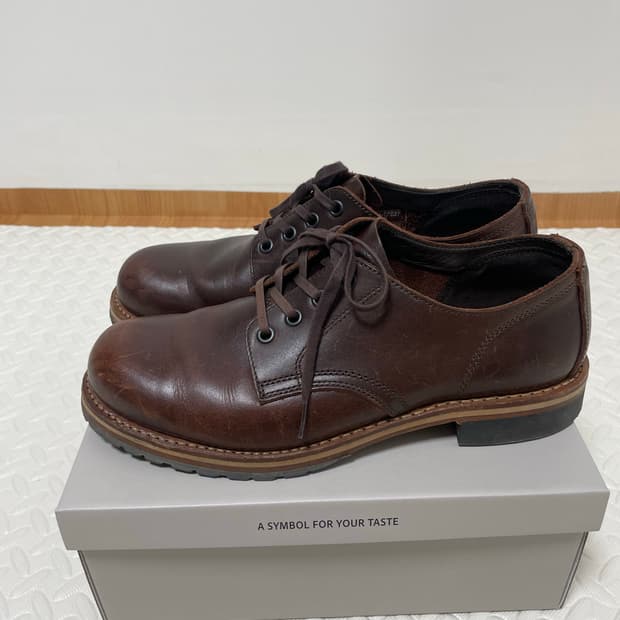 호킨스 브라운 레더  더비슈즈  270  