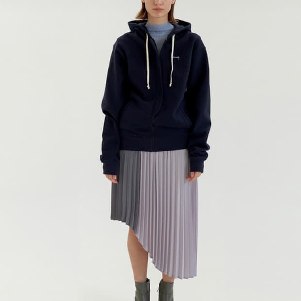 유아네이비 Neutral Zip-Up Hoodie 베이지 새제품 