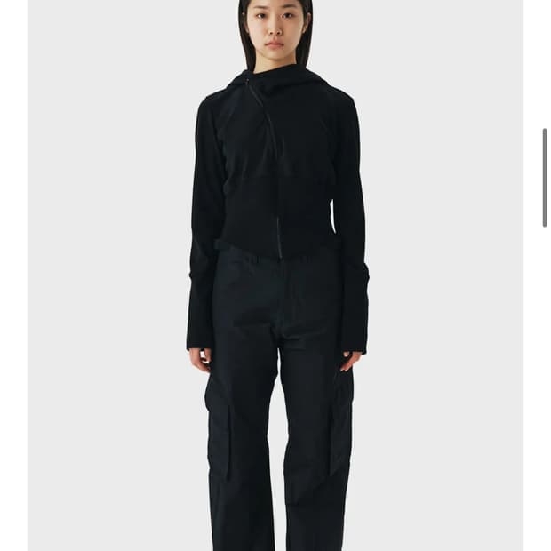 EE CURVED HOODED SWEAT ZIP JACKET