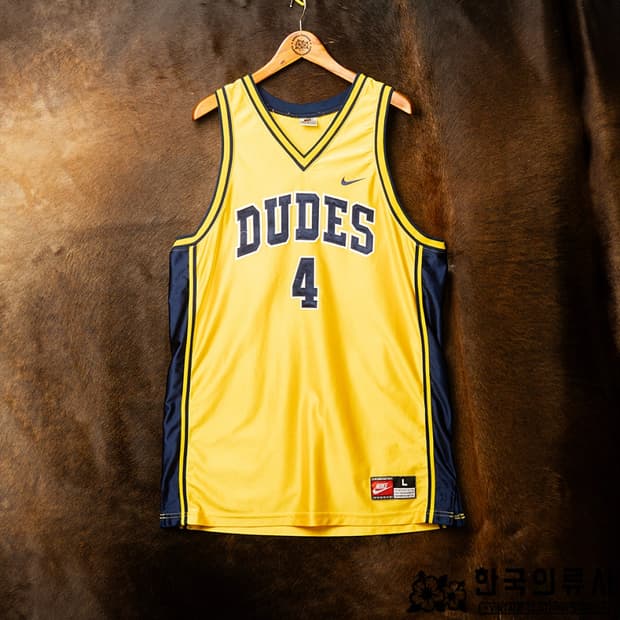 [L] 90s 나이키 DUDES 바스켓 볼 져지 