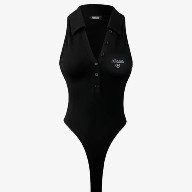 힐다 이모 카라 바디수트
