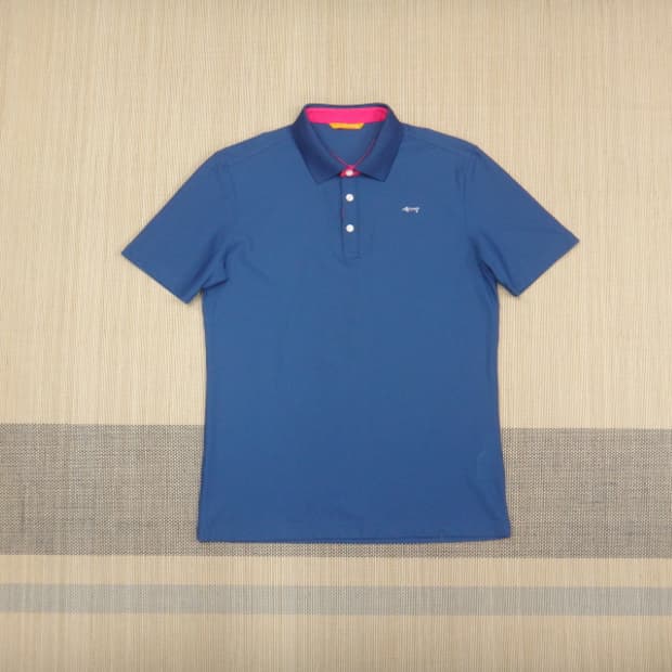 (100) 루이까스텔 남성 카라 반팔 스판 티셔츠