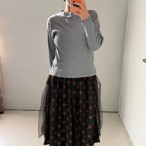 일본빈티지 스트라이프 롱슬리브