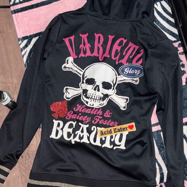 디그딥 딕딥 갸루 펑크 후드집업