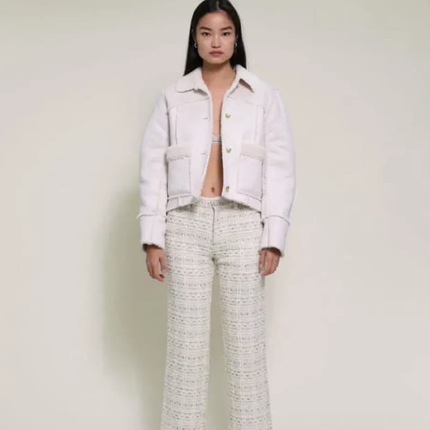 글로니 무스탕 CHLOE FUR JACKET - CREAM