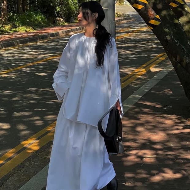 트리밍버드) Flow Shirring Set-Up WH F