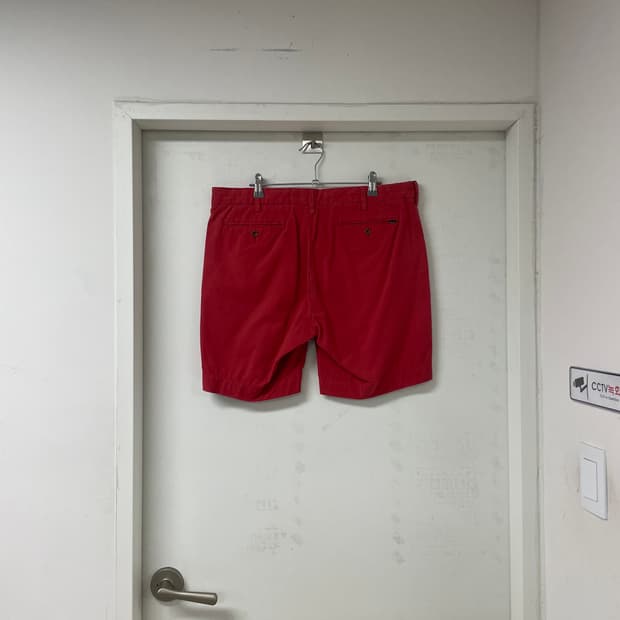 폴로 랄프로렌 치노 반바지 레드 34