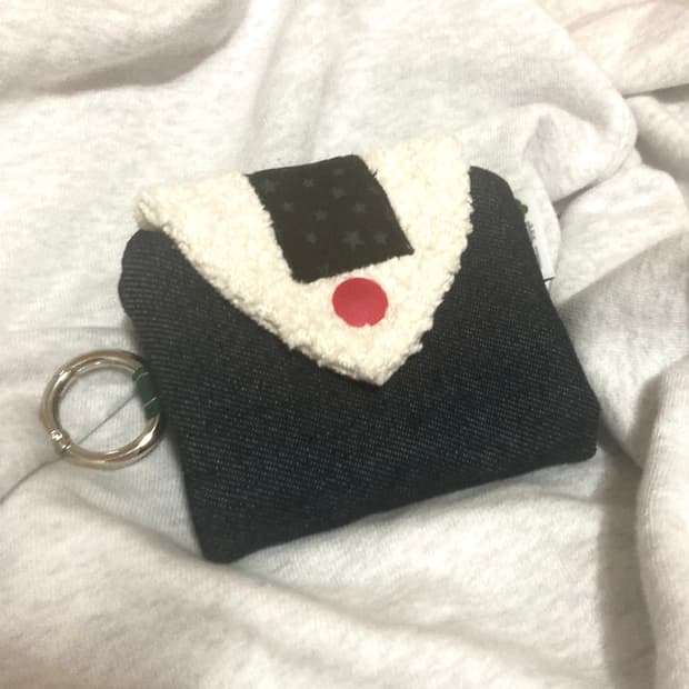 단종!) 브로콜리상하 주먹밥 지갑 오니기리 카드 지갑 동전 지갑 키링