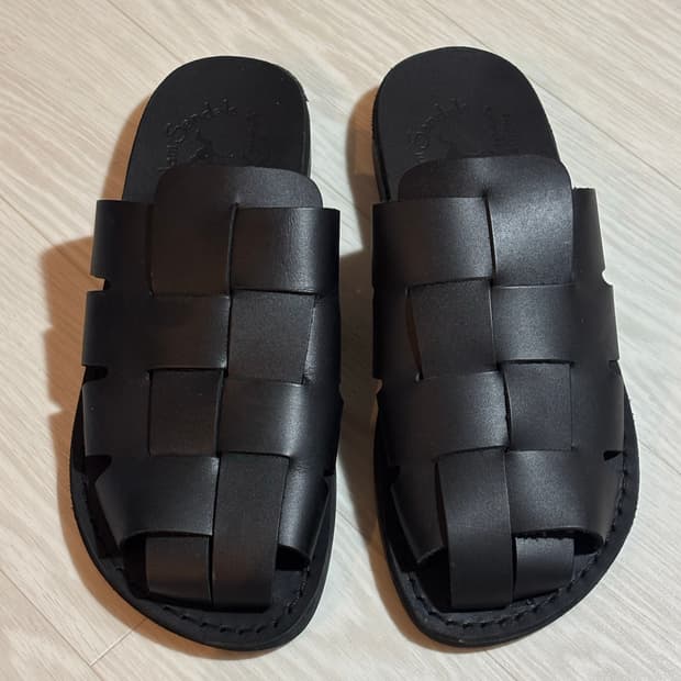 예루살렘 샌들 1083 세일러 슬라이드 블랙 280