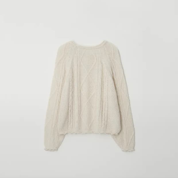 제니오 테디 케이블 니트