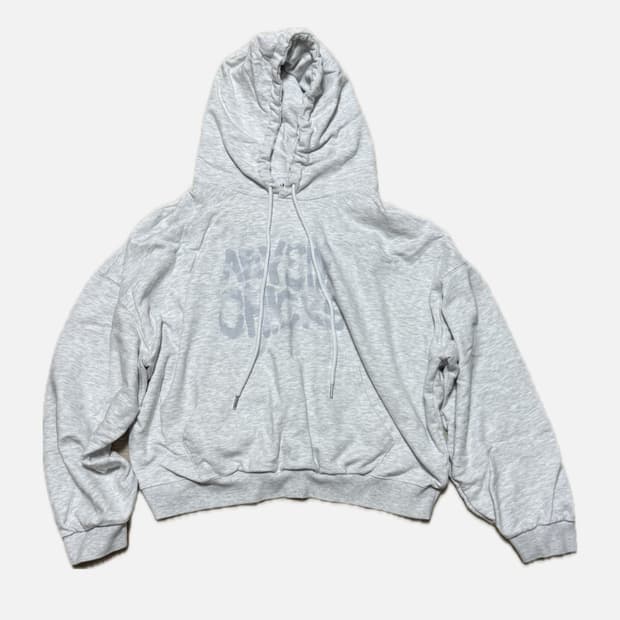 칙스 오버핏 후드티 멜란지