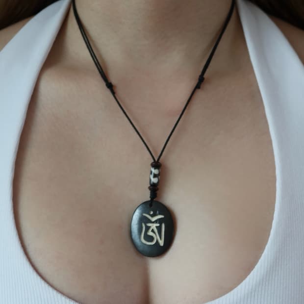 zen pendant necklace