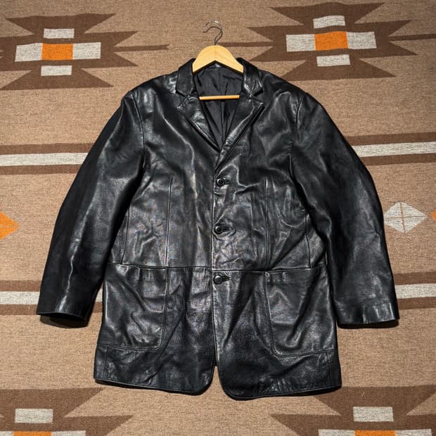 이태리 MIK 램스킨 카 코트 105 양가죽 자켓