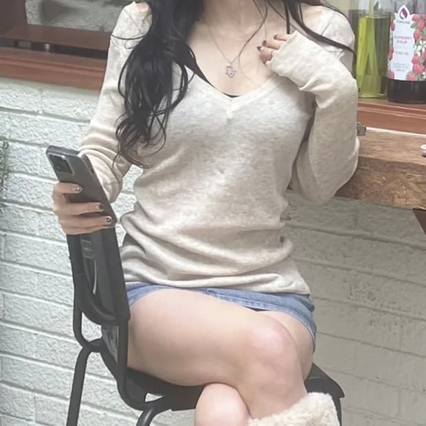 엔젤넘버555 레이어드 니트