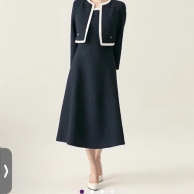 로엠 볼레로 트위드 롱 원피스 RMO WF24ST1 s