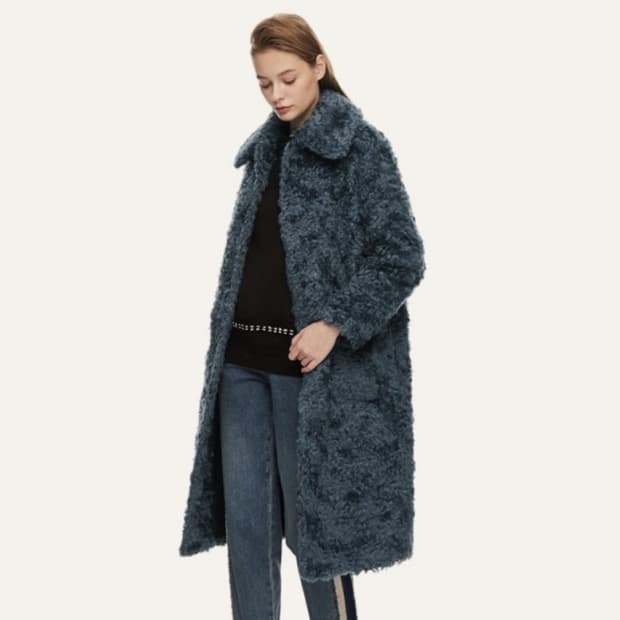 랑방 컬렉션 모헤어 블렌드 패딩 코트(택제거 새상품)