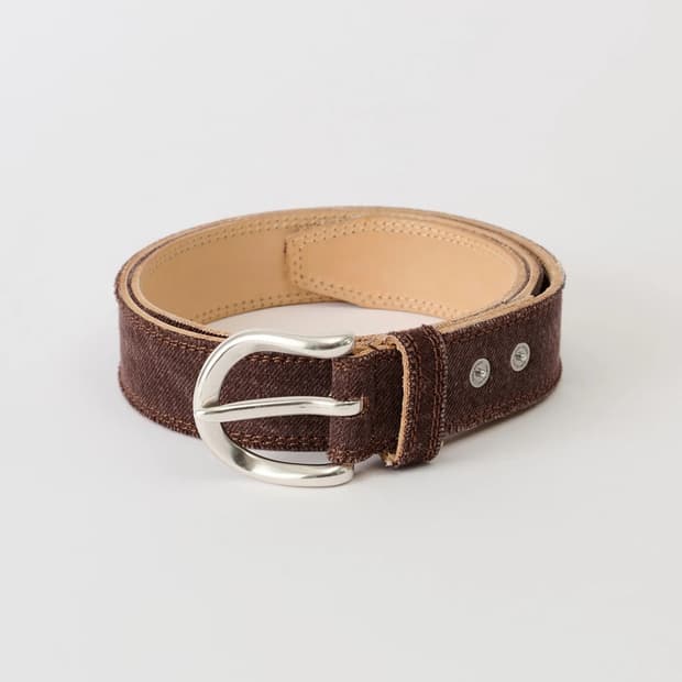 [80,90,100]아워레가시 26ss FRINGED 데님 벨트