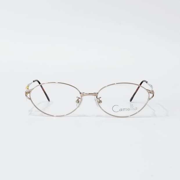 Camellia 골드 오벌 데드스탁 빈티지안경