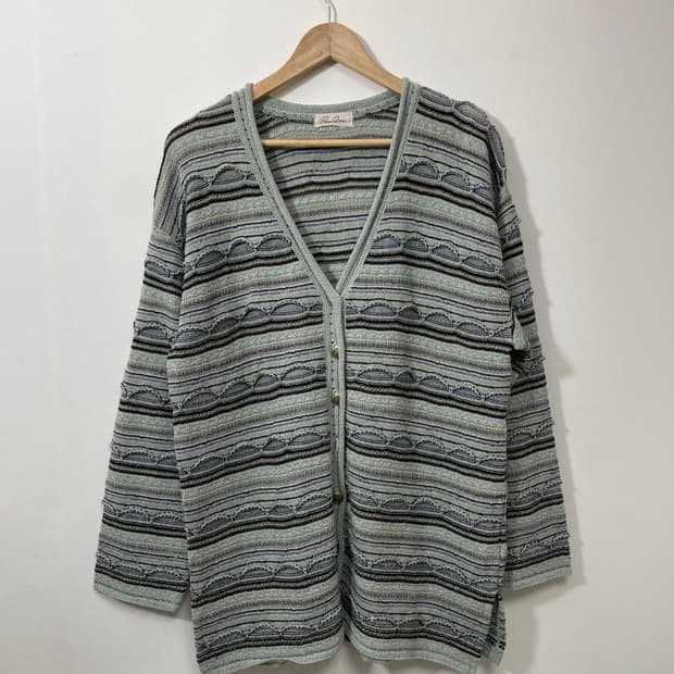 일본 빈티지 케이블 니트 Free - K31