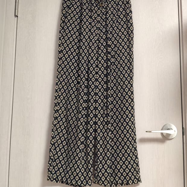 빈티지패턴 팬츠