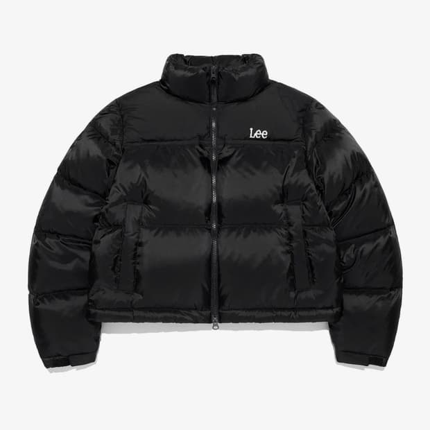 Lee 여자 숏패딩 크롭 