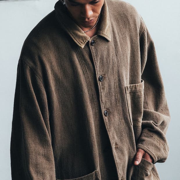 네스트로브컨팩트 피그먼트 다이 코튼린넨 초어 자켓