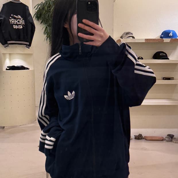 아디다스 파이어버드 네이비 트랙탑 져지 U133